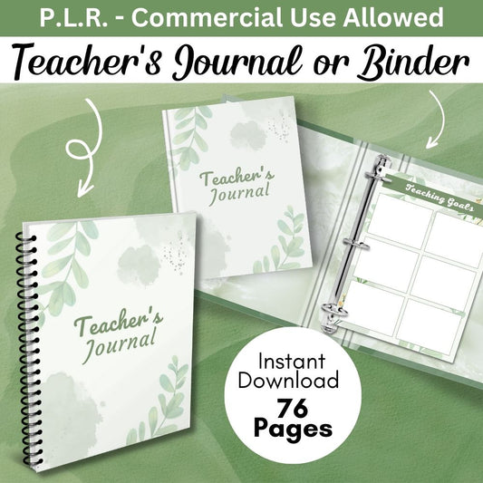 PLR Green Teacher Journal