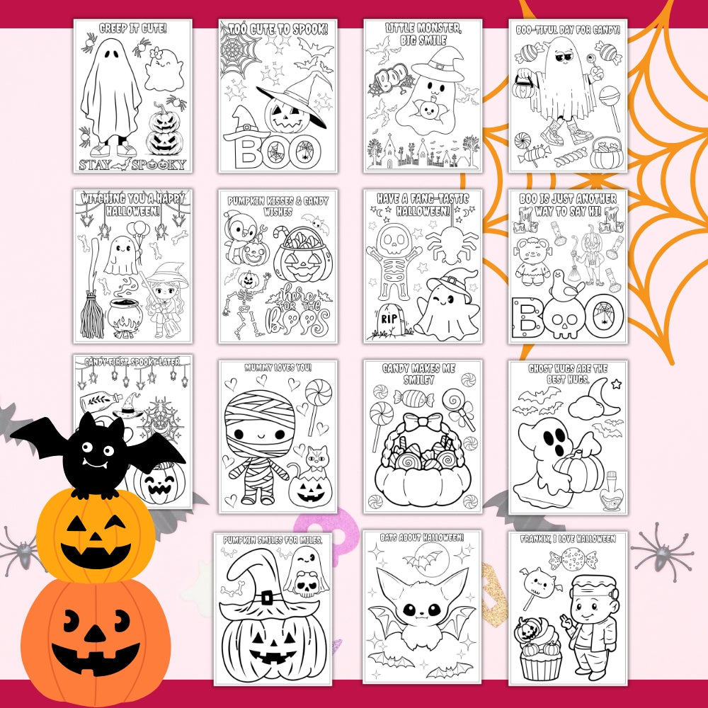 PLR  Halloween Coloring Pages