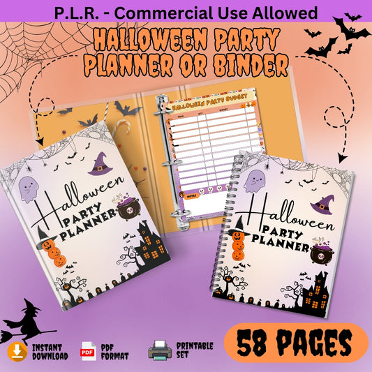 PLR Halloween Party Planner