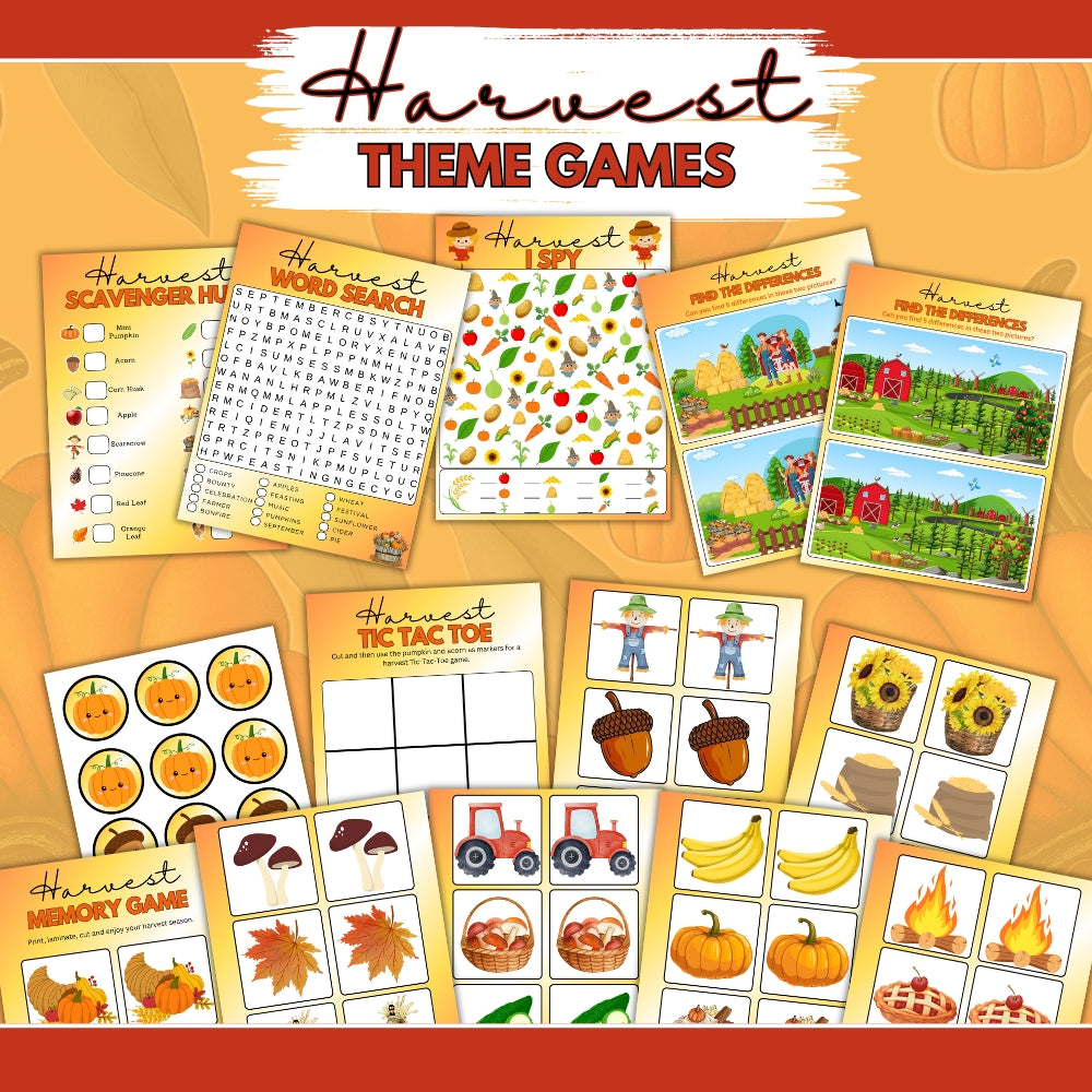 PLR Harvest Theme Bundle