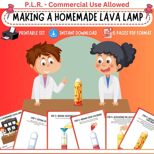 PLR Homemade Lava Lamp Science Experiment