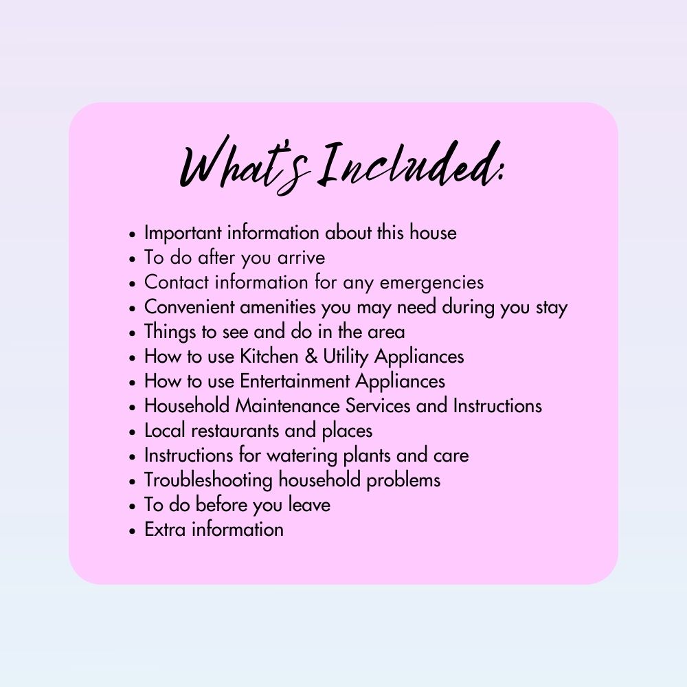 PLR Purple House Sitter Planner