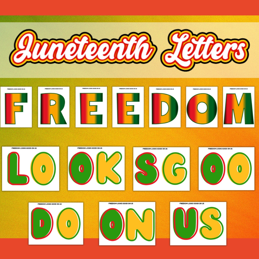 PLR Printable Juneteenth Bulletin Board Kit