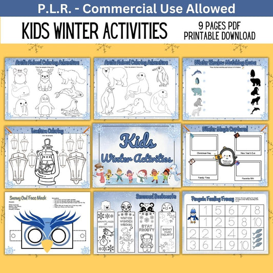 PLR Kids Winter Activities