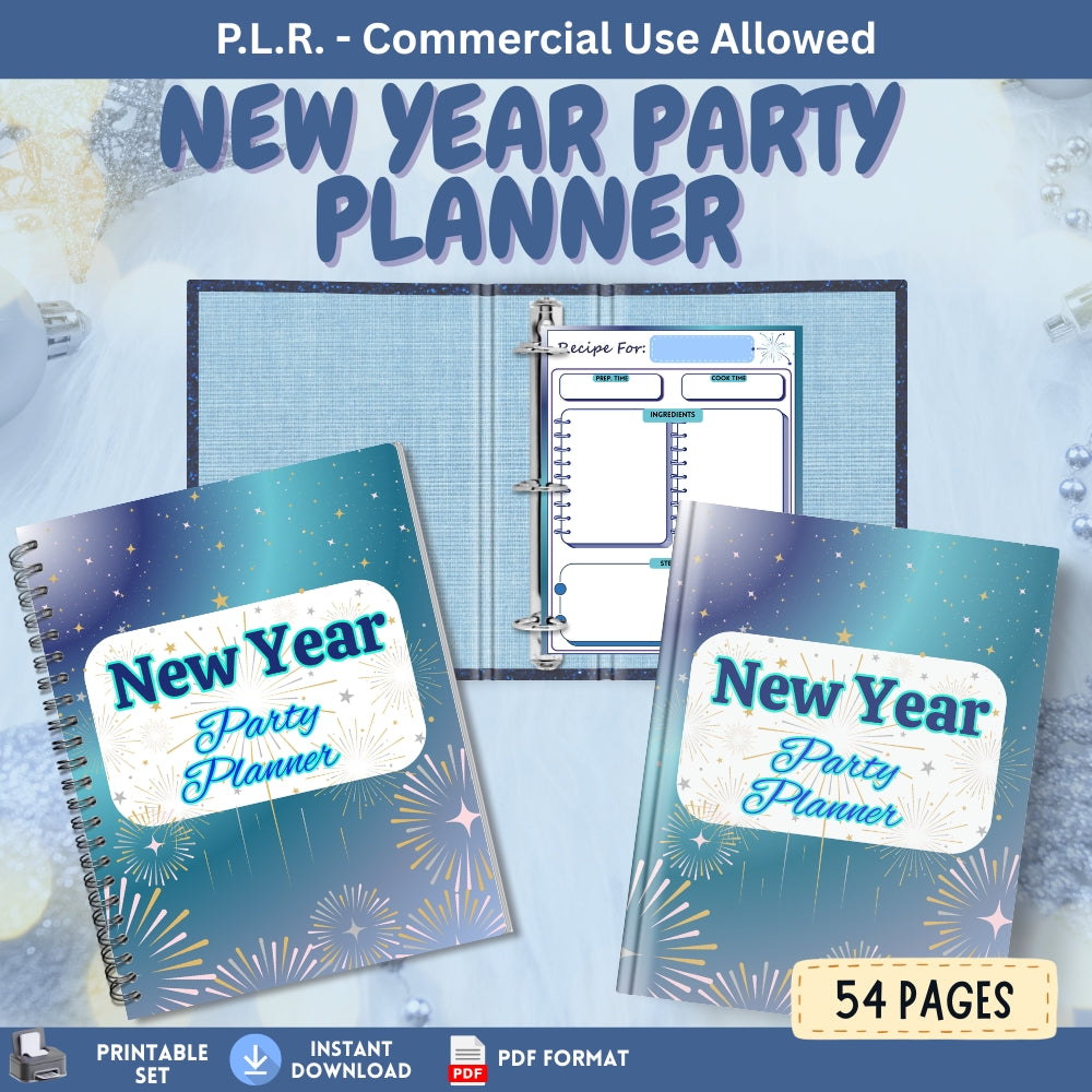 PLR New Year Party Planner