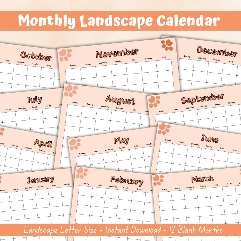 PLR Orange Pet Planner