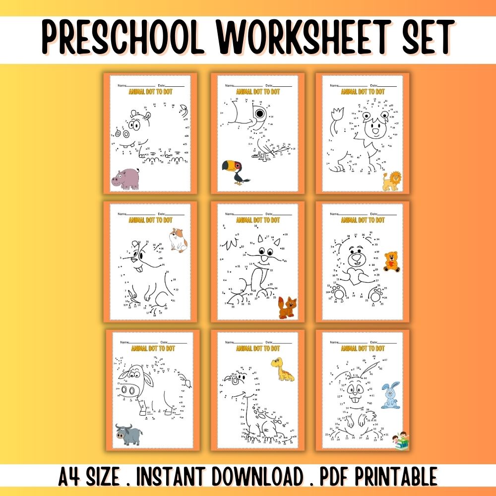 PLR Preschool Worksheets