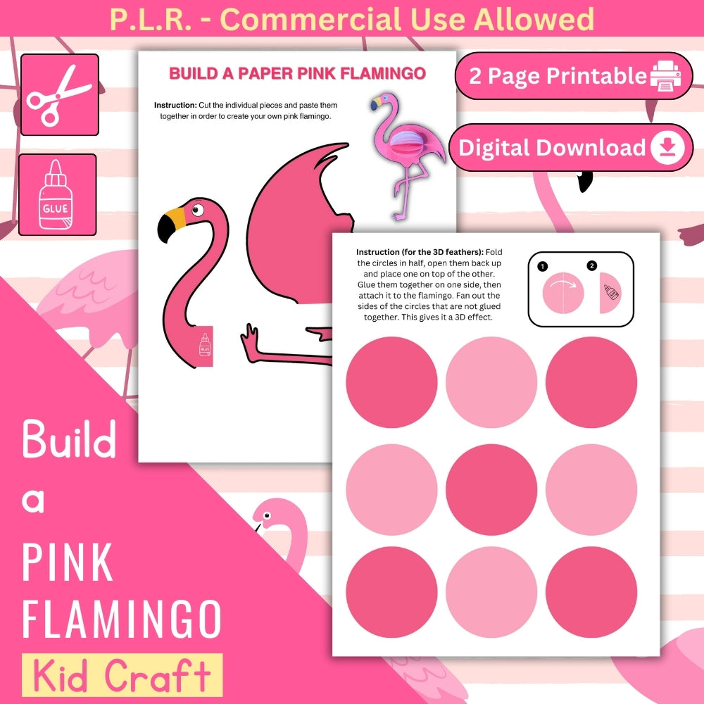 PLR Build a Pink Flamingo