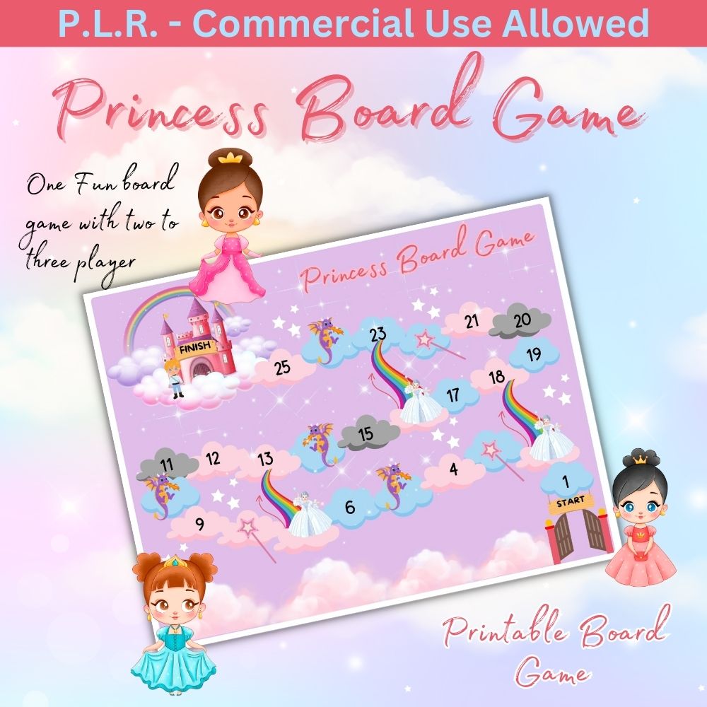 PLR Princess Board Game