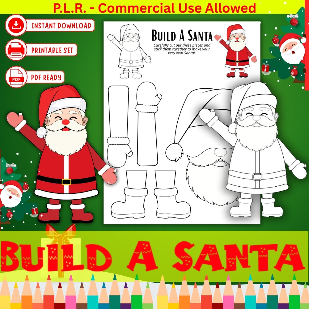 PLR Build a Santa – plr-printables-store