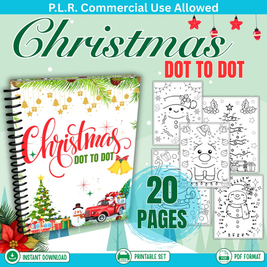 PLR Christmas Dot to Dot