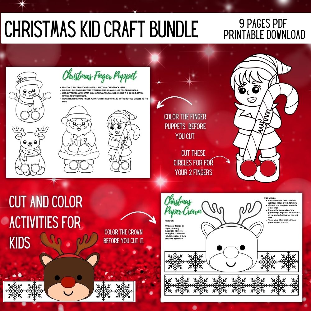 PLR Christmas Kid Craft Bundle