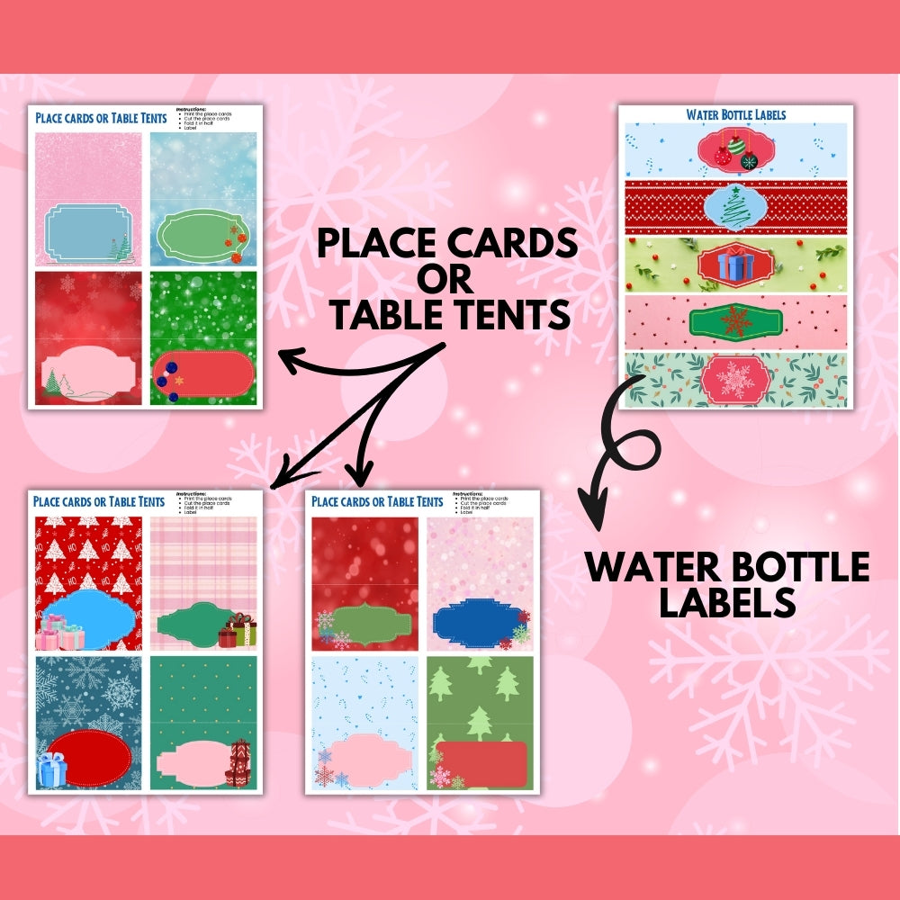 PLR Christmas Party Printables