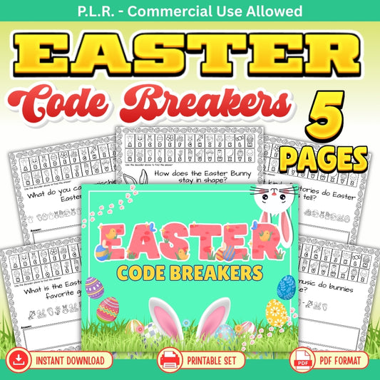 PLR Printable Easter Code Breakers