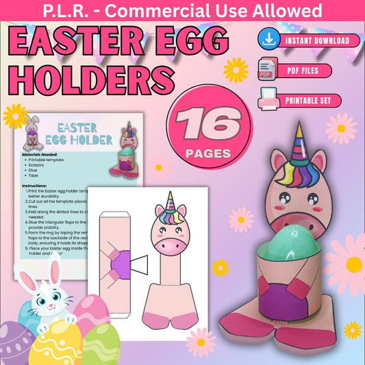 PLR Printable Easter Egg Holder