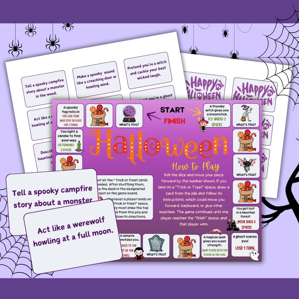 PLR Halloween Board Game Bundle