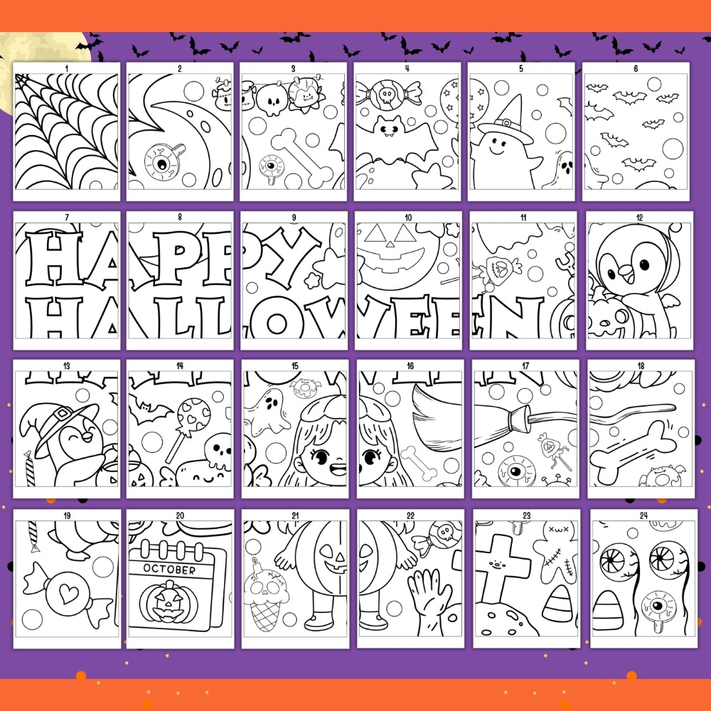 PLR Printable Halloween Collaborative Poster