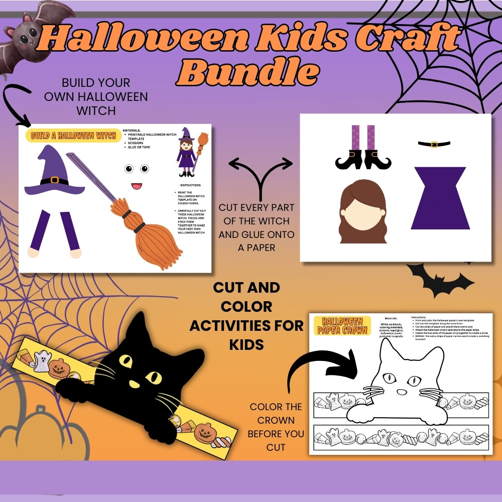 PLR Halloween Kid Craft Bundle