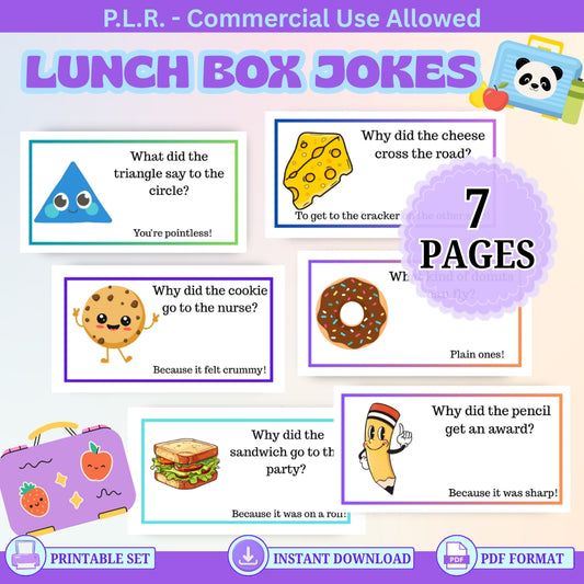 PLR Lunch Box Jokes