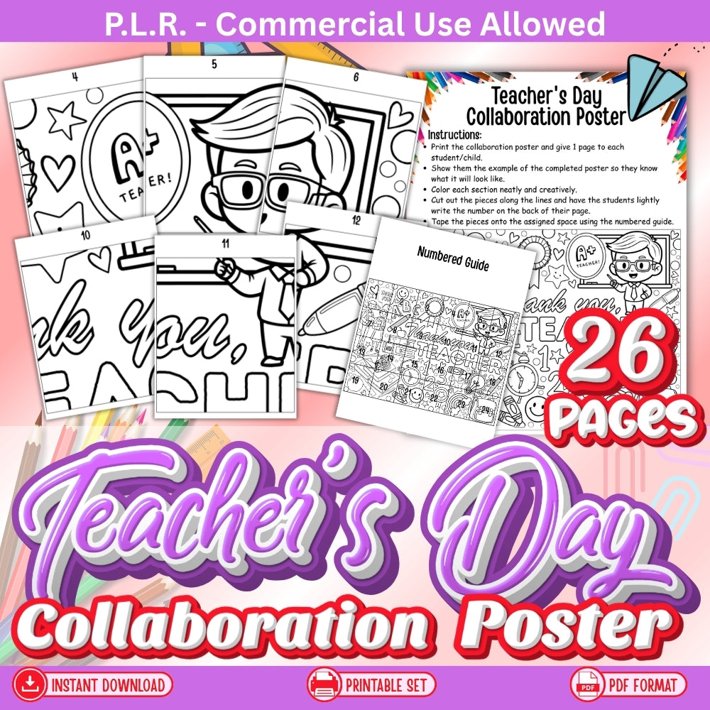PLR Teacher Appreciation Collaborative Poster
