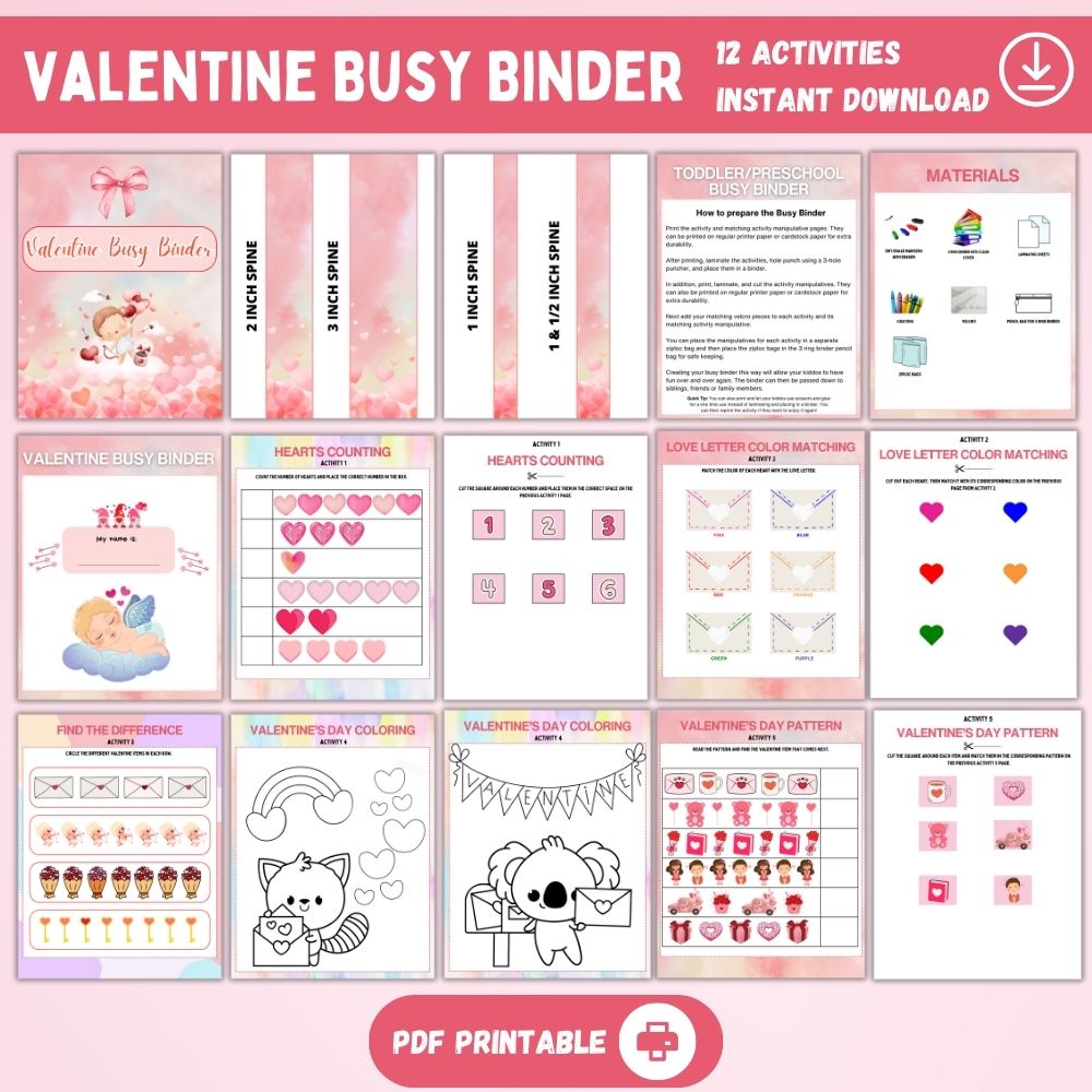 PLR Valentine's Busy Binder