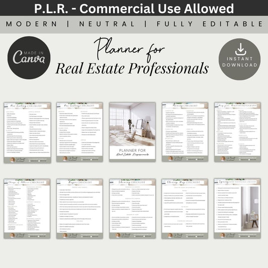 PLR Real Estate Planner Checklist