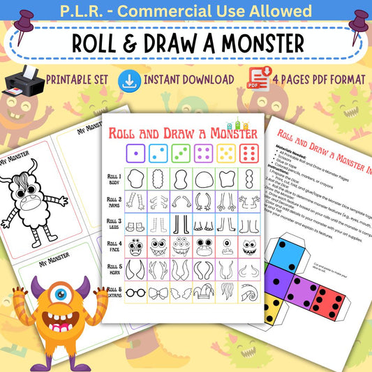 PLR Roll and Draw a Monster