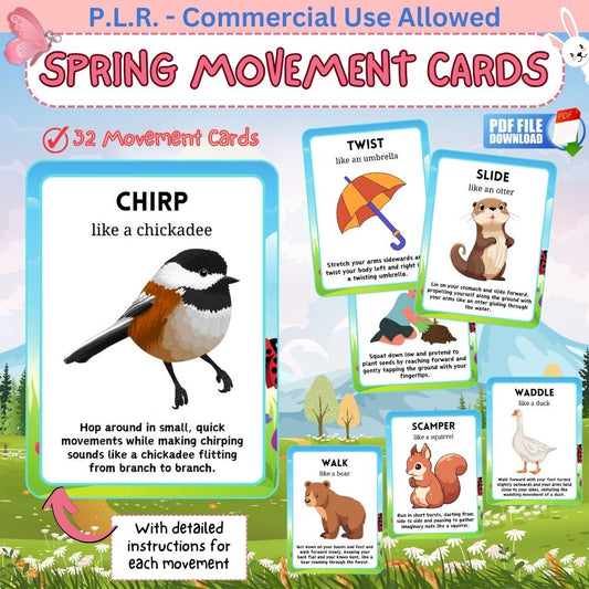 PLR Spring Movement Cards