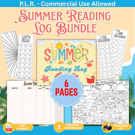 PLR Summer Reading Log Bundle