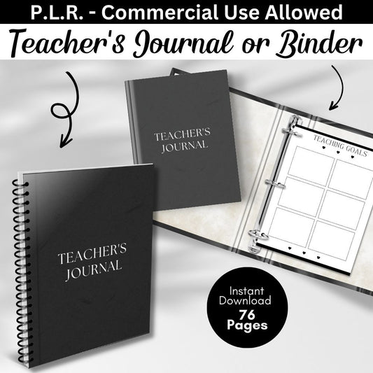 PLR Teacher Journal