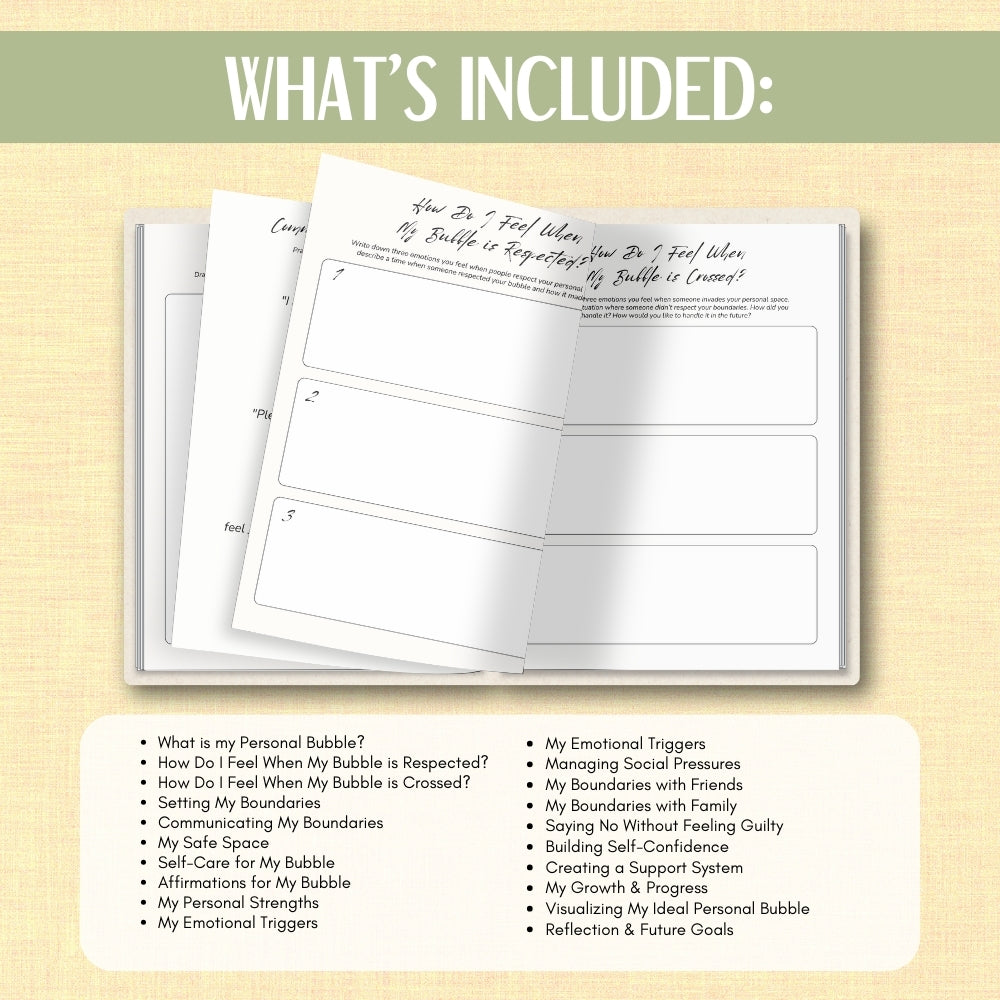 PLR Printable Teen Journal Workbook