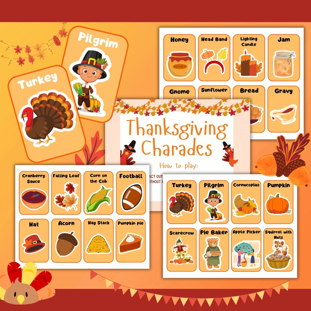 PLR Thanksgiving Printable Board Game