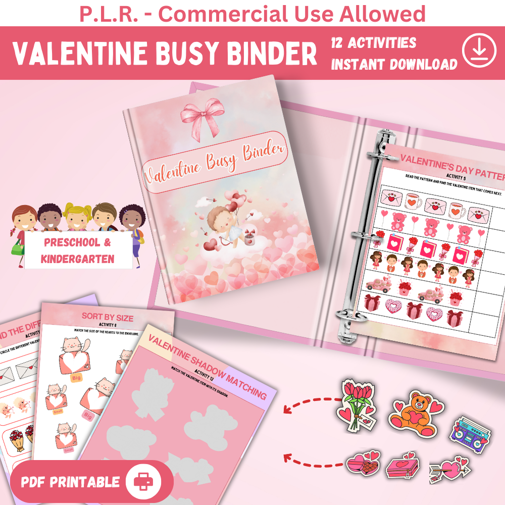 PLR Valentine's Busy Binder