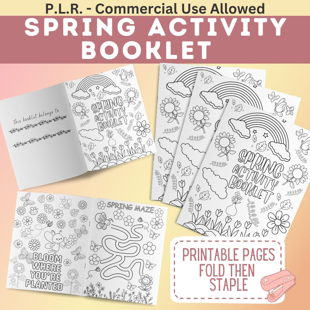 PLR Spring Activity Booklet – plr-printables-store