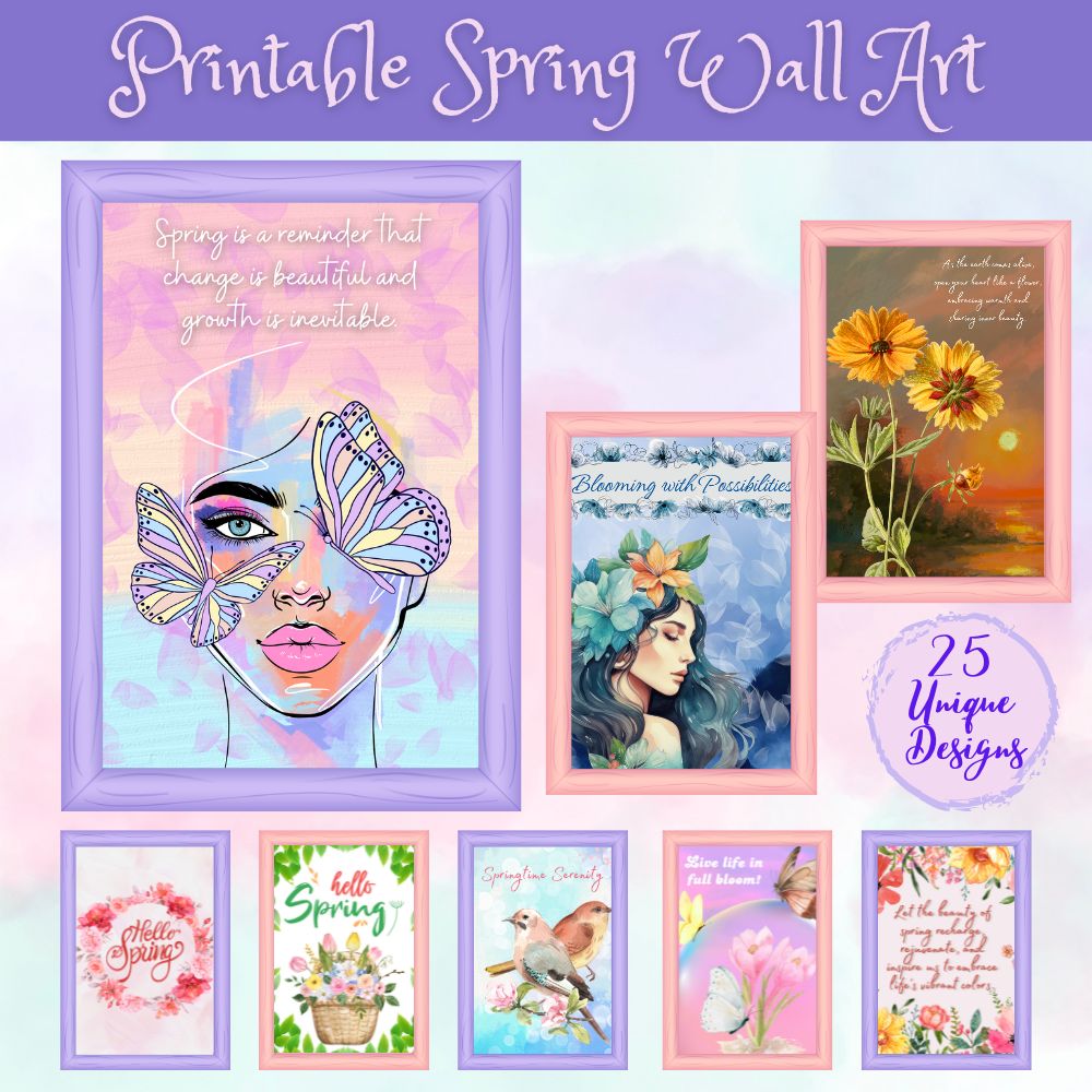 Spring PLR Printables Bundle Deluxe Add On