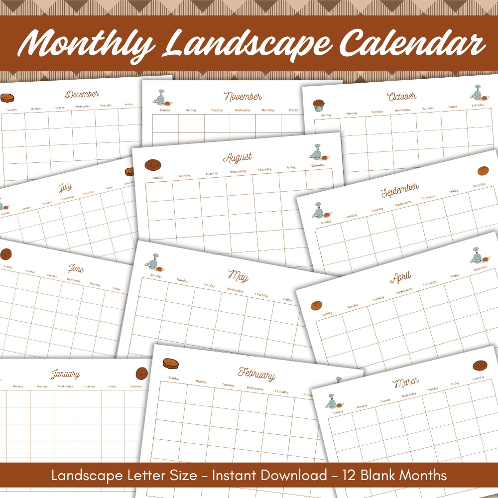 PLR Printable Baker & Treat Maker Planner
