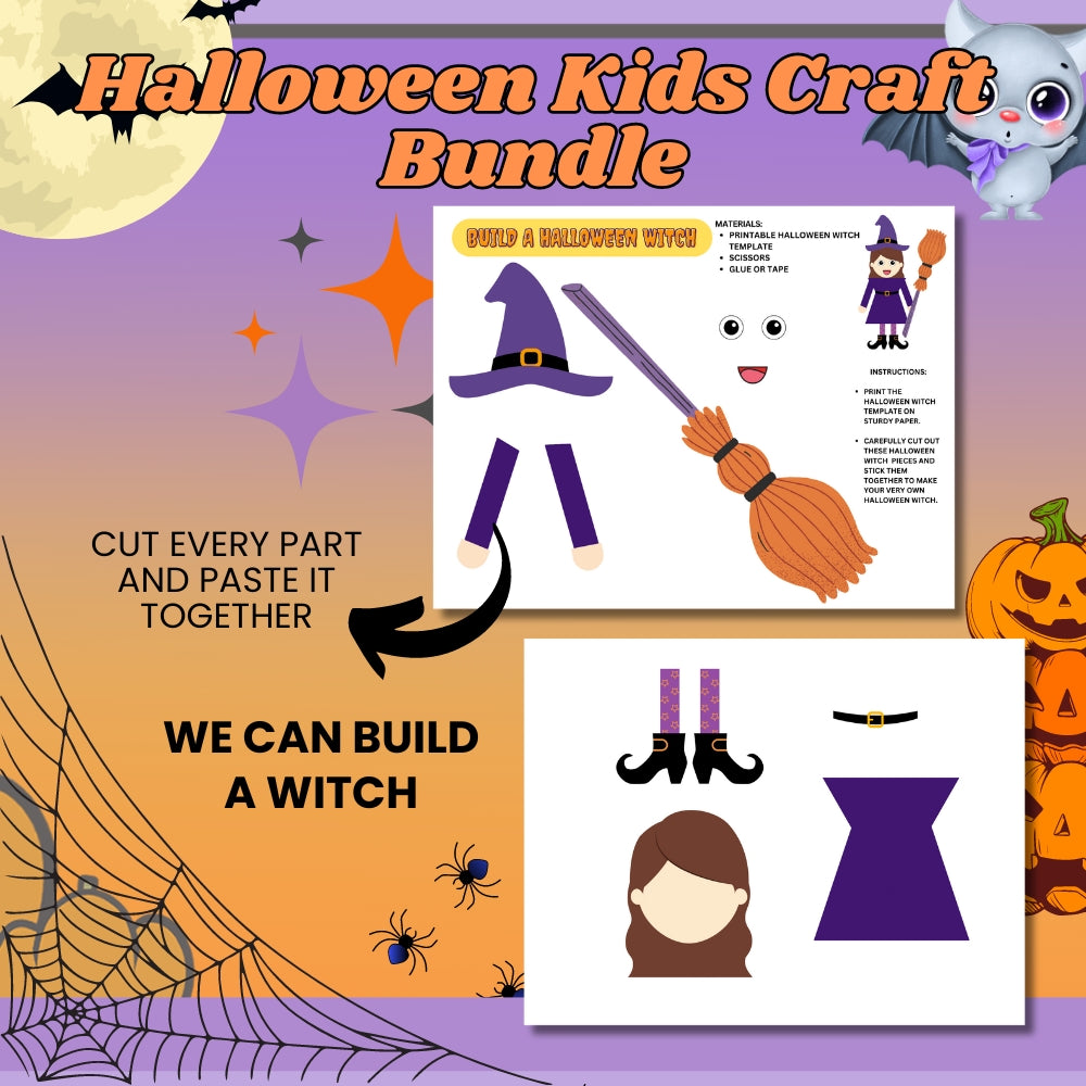 PLR Halloween Kid Craft Bundle