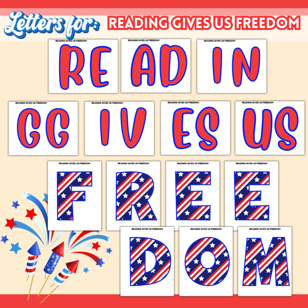 PLR Printable 4th of July Bulletin Board Kit