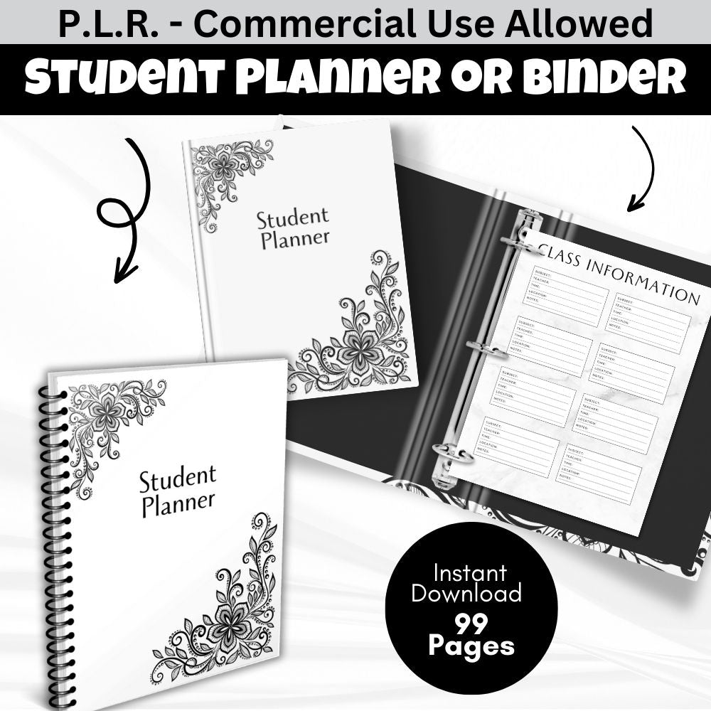 PLR Student Planner – plr-printables-store