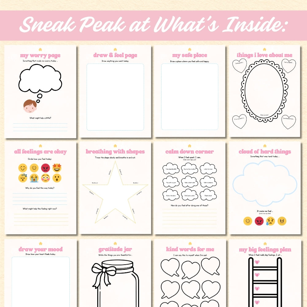 PLR Digital Mental Health Journal for Kids