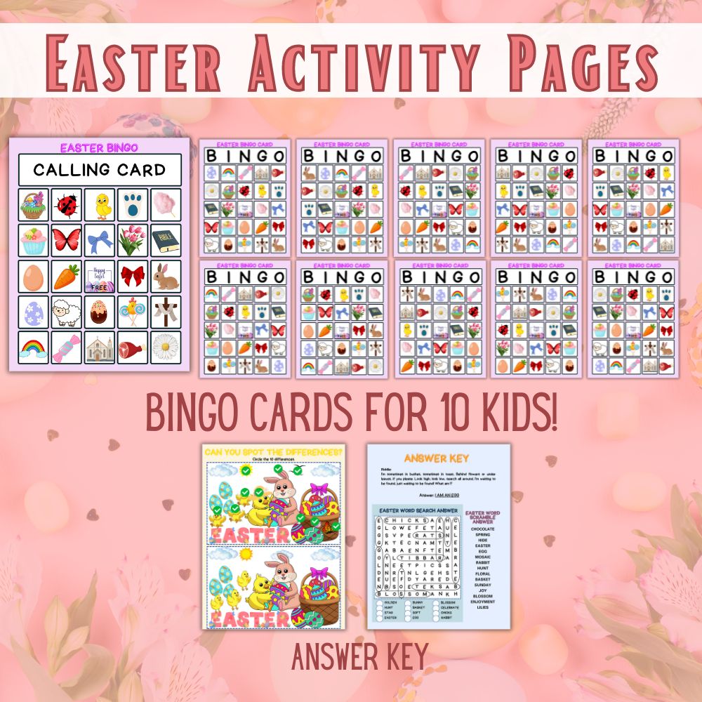 PLR Easter Activity Pages