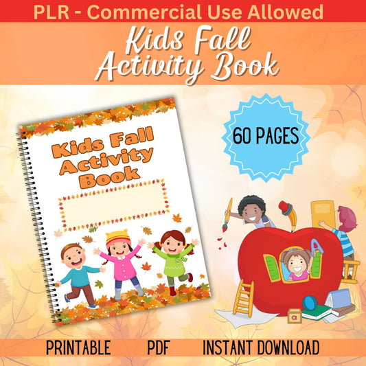 PLR Kids Fall Activity Book