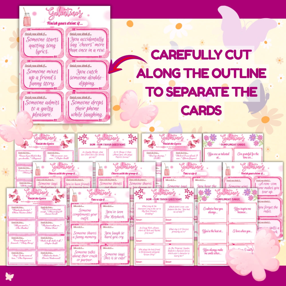 PLR Galentine's Day Party Game Bundle