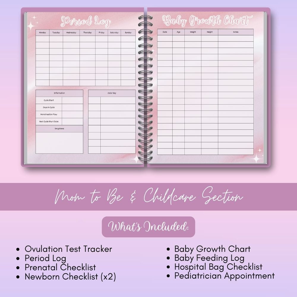 PLR Mom to Be + Busy Mom Planner