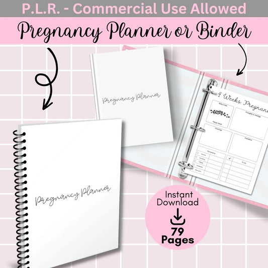 PLR Pregnancy Planner - Plain Design
