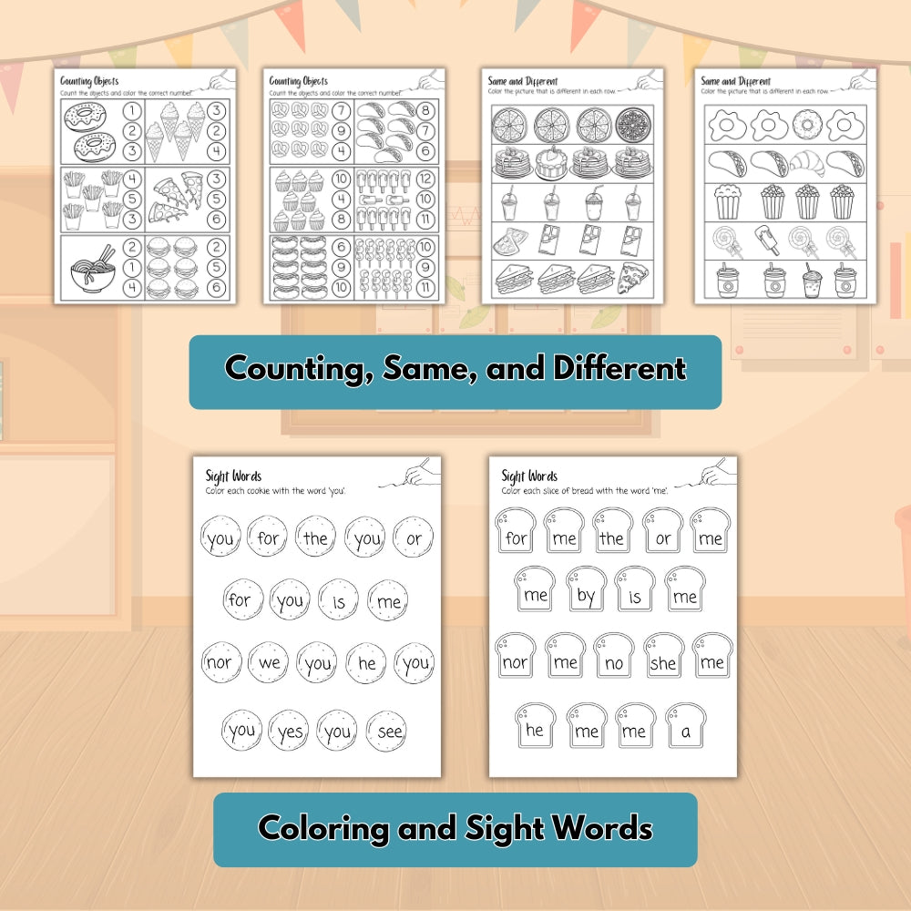 PLR Preschool Worksheets