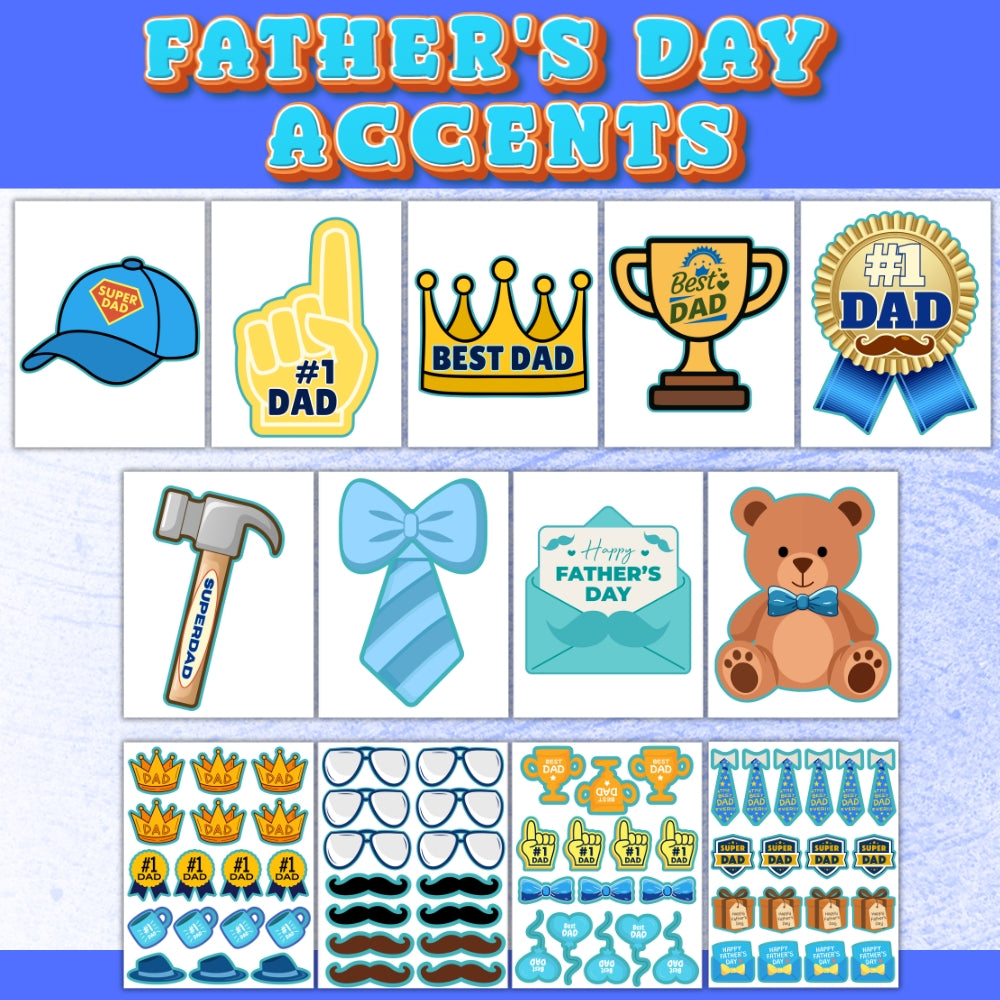 PLR Printable Father's Day Bulletin Board Kit