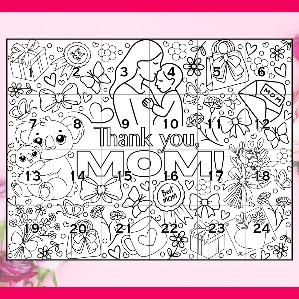 PLR Printable Mother's Day Collaborative Poster