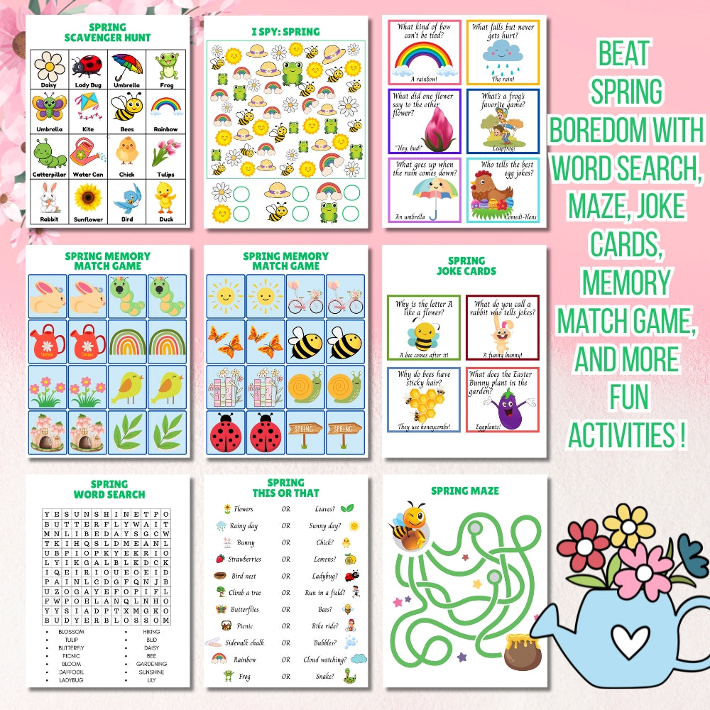 PLR Spring Boredom Buster Pack