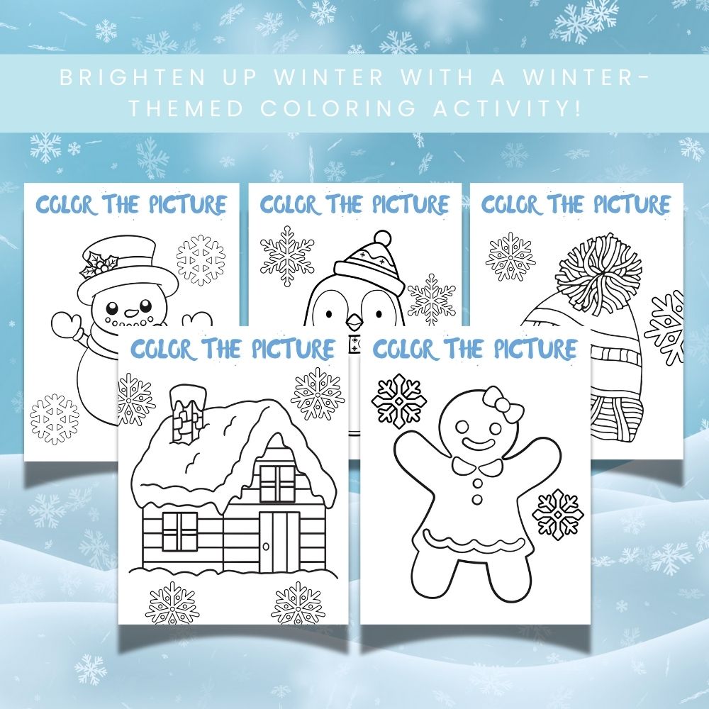 PLR Printable Winter Boredom Buster Pack